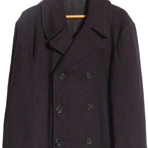 US Navy Peacoat Wool Men’s Size 44R Military Vintage - Excellent